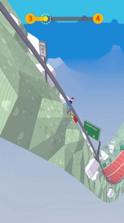 山丘滚轮比赛3D游戏手机版图1