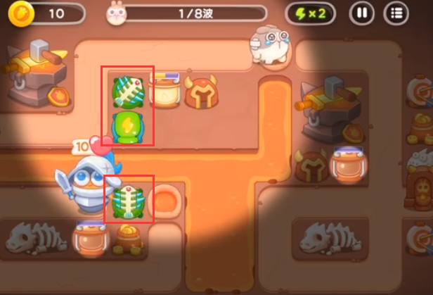保卫萝卜4饿龙传说第三十七通关攻略-保卫萝卜4饿龙传说第三十七关怎么过图片1
