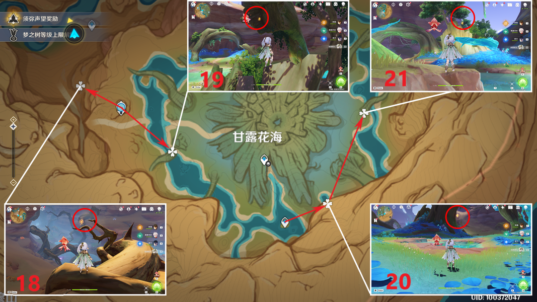 原神净光翎36个位置大全-原神净光翎位置采集路线一览图片10