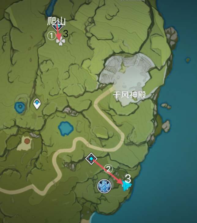 原神蒲公英籽采集图一览-原神蒲公英籽采集路线图2023图片5