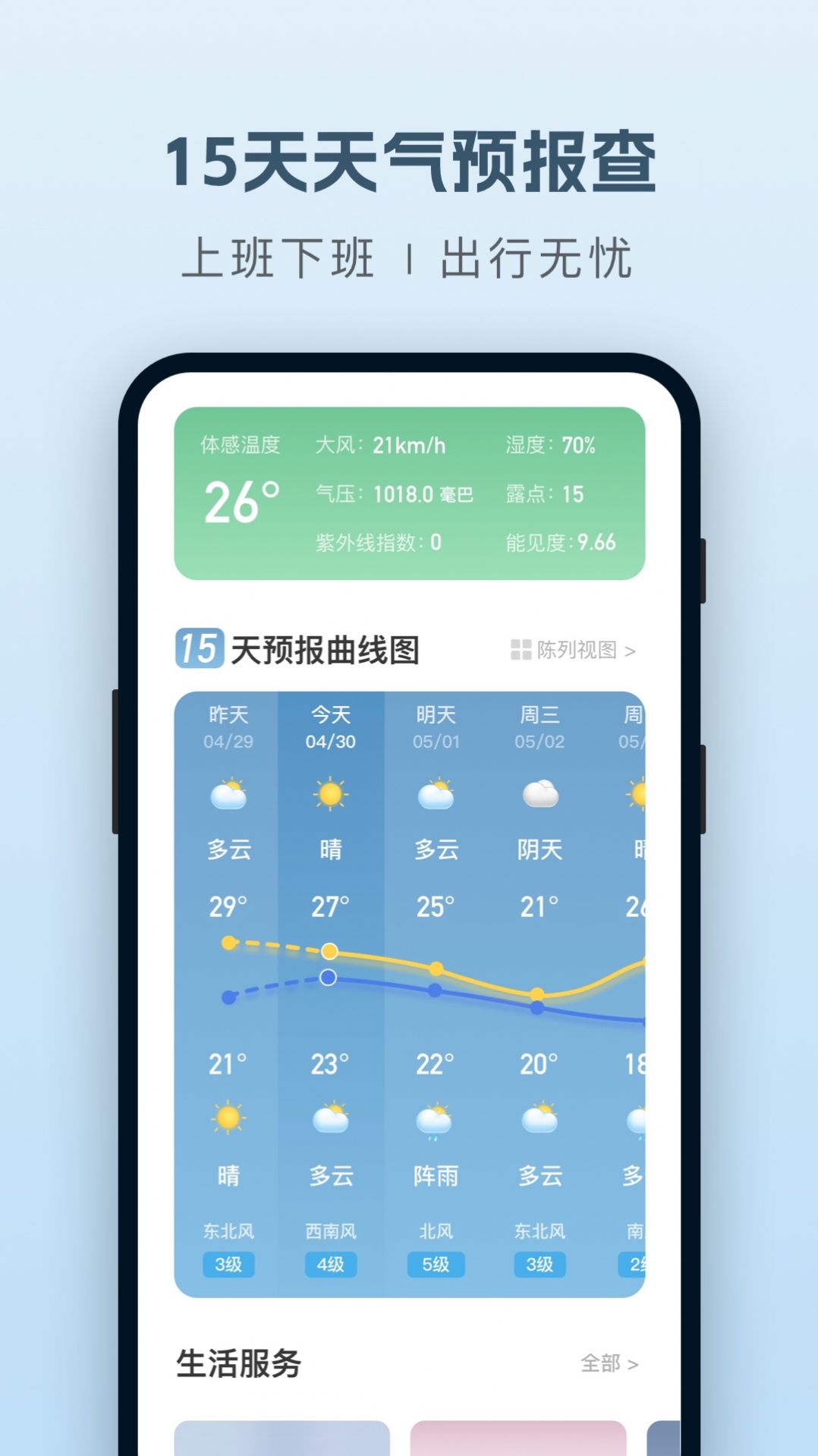 纯净天气预报手机版app图2