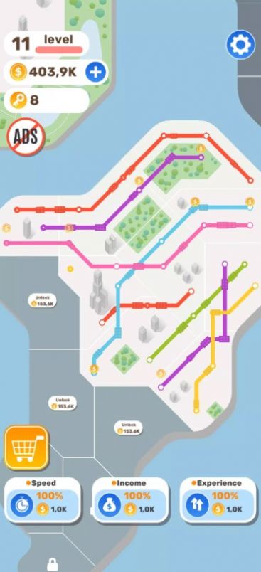 地铁连接列车控制游戏图片1