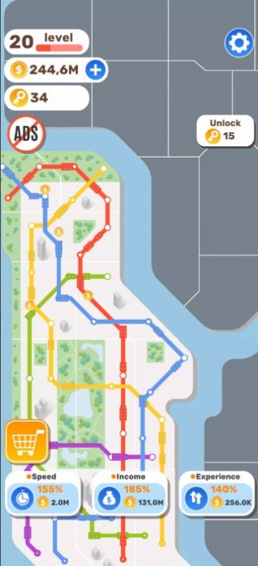 地铁连接列车控制游戏正式版图3