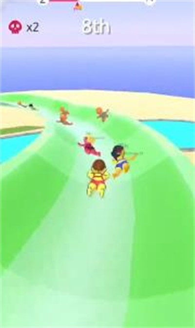 游泳池水上公园比赛游戏图2