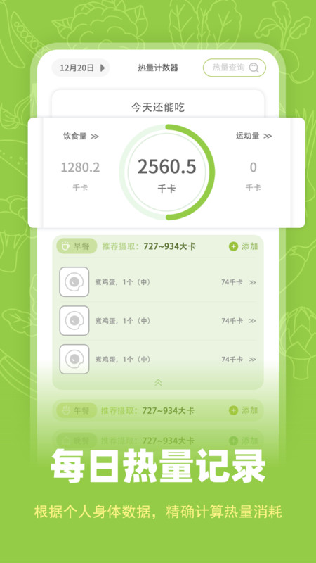 热量计数器app图3