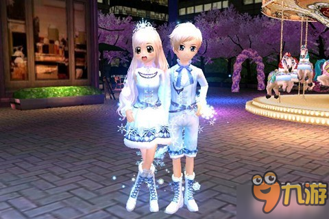 《恋舞OL》冰雪节限定服饰上架 雪域骑士套装图片2