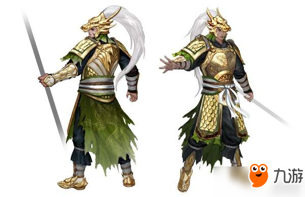 《真三国无双8》马超人设图公布 头戴金色龙盔十分霸气图片1