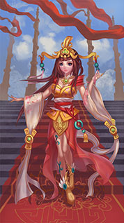 《妖怪来了》精美卡牌之西梁女王图片1